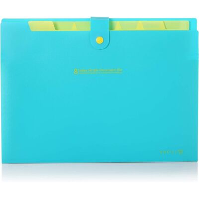 ALVIOR Dossier Accordéon - 8 Pochettes - Pour Documents A4 Et Lettres - Matériau Polypropylène Résistant - Rouge - Publicité ALVIOR Dossier Accordéon - 8 Pochettes - Pour Documents A4 Et Lettres - Matériau Polypropylène Résistant - Rouge - Publicité