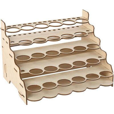 OEM Support À Pigments En Bois À Faire Soi-même, À Plusieurs Niveaux, Pour Organiser Vos Fournitures De Peinture (pinceaux, Stylos, Etc.). Publicité OEM Support À Pigments En Bois À Faire Soi-même, À Plusieurs Niveaux, Pour Organiser Vos Fournitures De Peinture (pinceaux, Stylos, Etc.). Publicité
