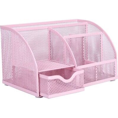 BARKBUSTERS 1 Pcs Organisateur De Bureau, Papeterie Organizer (rose) Pot À Stylo, Bureau Ranger, Multifonctions Organisateur - Publicité BARKBUSTERS 1 Pcs Organisateur De Bureau, Papeterie Organizer (rose) Pot À Stylo, Bureau Ranger, Multifonctions Organisateur - Publicité