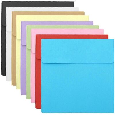 LISATR 100 Enveloppes En Papier Kraft Vierges Pour Cartes D'Invitation Et Argent Liquide-10x10cm - Publicité LISATR 100 Enveloppes En Papier Kraft Vierges Pour Cartes D'Invitation Et Argent Liquide-10x10cm - Publicité