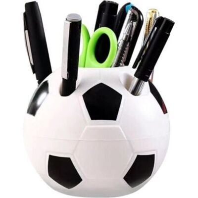 OEM Royaluxe-pot À Stylos, Pot À Crayons En Forme De Ballon De Football, Organiseur Bureau Avec 6 Trous, Porte Crayons Bureau, Rangement Stylo, Organiseur Pour Matériel Scolaire - Publicité OEM Royaluxe-pot À Stylos, Pot À Crayons En Forme De Ballon De Football, Organiseur Bureau Avec 6 Trous, Porte Crayons Bureau, Rangement Stylo, Organiseur Pour Matériel Scolaire - Publicité