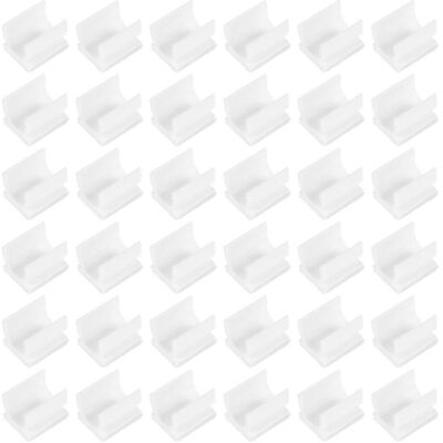 FATRD 150 Pinces Porte-stylos Pour Tableau Blanc, Porte-stylos Adhésifs, Porte-marqueurs Pour Tableau Blanc-1.6x1.3x1.1cm-white - Publicité FATRD 150 Pinces Porte-stylos Pour Tableau Blanc, Porte-stylos Adhésifs, Porte-marqueurs Pour Tableau Blanc-1.6x1.3x1.1cm-white - Publicité