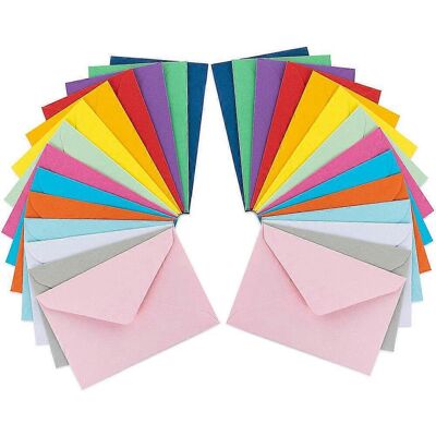 LISATR 50 Porte-cartes Colorés, Enveloppes Unies, Enveloppes Photo, Enveloppes À Lettres-10.00x7.00x0.10cm-random Color - Publicité LISATR 50 Porte-cartes Colorés, Enveloppes Unies, Enveloppes Photo, Enveloppes À Lettres-10.00x7.00x0.10cm-random Color - Publicité
