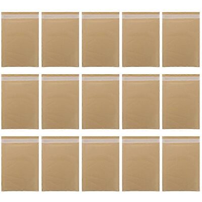 FATRD Lot De 25 Enveloppes Matelassées À Bulles Avec Fermeture Automatique-22x16cm-light Brown - Publicité FATRD Lot De 25 Enveloppes Matelassées À Bulles Avec Fermeture Automatique-22x16cm-light Brown - Publicité