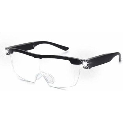 OEM Loupe À 160 % Fonctionnant Sur Piles Avec Lumière Led - Loupe Puissante - Lunettes Mains Libres Pour Le Travail De Près, L'Artisanat, La Bijouterie, La Lecture Et La Relaxation - Publicité OEM Loupe À 160 % Fonctionnant Sur Piles Avec Lumière Led - Loupe Puissante - Lunettes Mains Libres Pour Le Travail De Près, L'Artisanat, La Bijouterie, La Lecture Et La Relaxation - Publicité