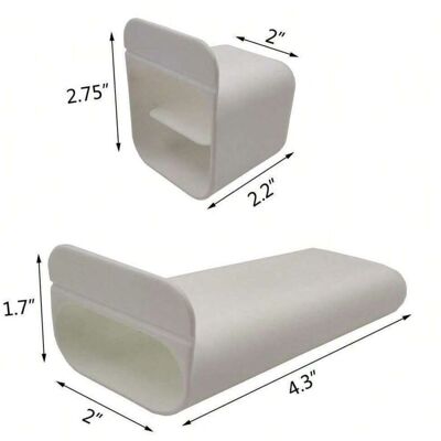 FANGMEDIA Lot De 2 Porte-stylos Créatifs Pour Écran D'Ordinateur, Accessoires De Bureau, Boîte De Rangement (gris) - Publicité FANGMEDIA Lot De 2 Porte-stylos Créatifs Pour Écran D'Ordinateur, Accessoires De Bureau, Boîte De Rangement (gris) - Publicité