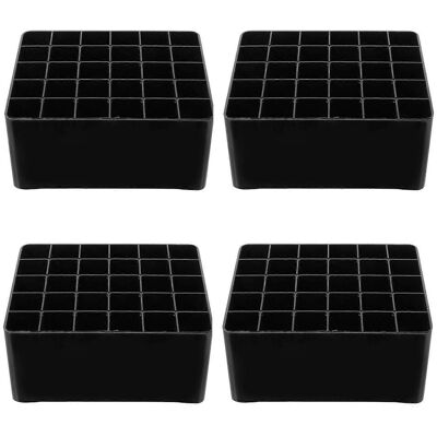 FATRD Lot De 4 Porte-stylos En Plastique, Boîte À Stylos Pratique Pour Bureau-10.2x8.5x4.5cm-black - Publicité FATRD Lot De 4 Porte-stylos En Plastique, Boîte À Stylos Pratique Pour Bureau-10.2x8.5x4.5cm-black - Publicité