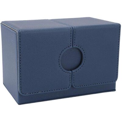 FLAMMKRAFT Boîte À Cartes Avec Plateau À Dés, Étui De Rangement Magnétique En Cuir Pu Pour 200 Cartes (format Traditionnel). Publicité FLAMMKRAFT Boîte À Cartes Avec Plateau À Dés, Étui De Rangement Magnétique En Cuir Pu Pour 200 Cartes (format Traditionnel). Publicité