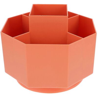 FATRD Organisateur De Bureau Pour Crayons, Porte-stylos, Boîte De Rangement Pour Bureau-14x13cm-orange - Publicité FATRD Organisateur De Bureau Pour Crayons, Porte-stylos, Boîte De Rangement Pour Bureau-14x13cm-orange - Publicité