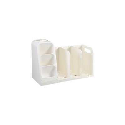 ANKON Porte-livres Extensible Avec Porte-stylos Pour L'Organisation De La Table D'Étude, Serre-livres Multifonction, Rangement Extensible Pour Papeterie En Abs - Publicité ANKON Porte-livres Extensible Avec Porte-stylos Pour L'Organisation De La Table D'Étude, Serre-livres Multifonction, Rangement Extensible Pour Papeterie En Abs - Publicité