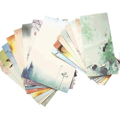 FATRD Lot De 6 Enveloppes Et Papiers À Lettres Imprimés Style Chinois, Jolis Motifs, Papeterie D'Écriture, Type Aléatoire-m - Publicité FATRD Lot De 6 Enveloppes Et Papiers À Lettres Imprimés Style Chinois, Jolis Motifs, Papeterie D'Écriture, Type Aléatoire-m - Publicité