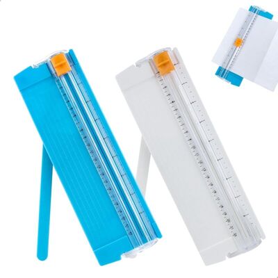 FOGSHIELD 2 Pièces Bleu Ciel Et Blanc,massicots Guillotine A3, Masicoteuse A4 Coupe Papier Professionnel, Guillotine Papier Massicot A4 Pour Bureau Artisanat Photos Scrapbooking - Publicité FOGSHIELD 2 Pièces Bleu Ciel Et Blanc,massicots Guillotine A3, Masicoteuse A4 Coupe Papier Professionnel, Guillotine Papier Massicot A4 Pour Bureau Artisanat Photos Scrapbooking - Publicité