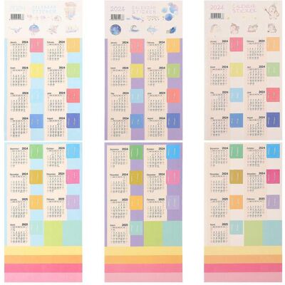 LISATR Lot De 9 Autocollants Calendrier 2023, Autocollants Pour Agenda Mensuel, Onglets Adhésifs-21x11.5cm - Publicité LISATR Lot De 9 Autocollants Calendrier 2023, Autocollants Pour Agenda Mensuel, Onglets Adhésifs-21x11.5cm - Publicité