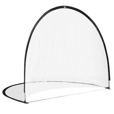 OEM Cage De Football Système Pop Up Avec Sac De Transport Et Piquets De Fixation Dim. 247l X 203l X 201,5h Cm Noir Et Blanc - Publicité OEM Cage De Football Système Pop Up Avec Sac De Transport Et Piquets De Fixation Dim. 247l X 203l X 201,5h Cm Noir Et Blanc - Publicité