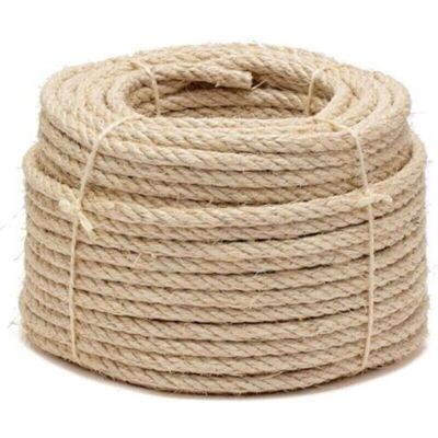 OEM Corde De Sisal Naturel 8mm Remplacement Cordancien Accessoire Idal Pour Remplacer Poteaux De L\'arbre Chat, Balles Jouets En Sisal Inclus (20m, Blanc) - Publicité OEM Corde De Sisal Naturel 8mm Remplacement Cordancien Accessoire Idal Pour Remplacer Poteaux De L\'arbre Chat, Balles Jouets En Sisal Inclus (20m, Blanc) - Publicité