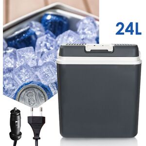 Swanew - Glacière électrique 24L portable thermoélectrique a++ 12V 230V maintien froid & chaud Voiture et Camping noir - Publicité