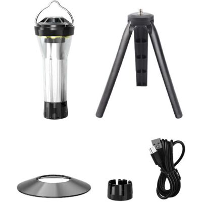 ABYSSE Lampe De Camping Magnétique À Charge Usb-c, Lanterne Led 100 Lm Pour La Randonnée Et L'Escalade - Publicité ABYSSE Lampe De Camping Magnétique À Charge Usb-c, Lanterne Led 100 Lm Pour La Randonnée Et L'Escalade - Publicité