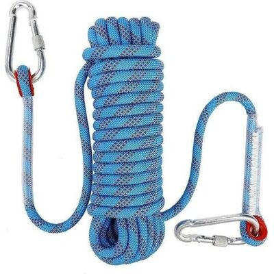 OEM Corde D'Escalade Avec Mousqueton De Sécurité Statique 10mm Corde D'Alpinisme Polyester Sauvetage Pour Randonnée Alpinisme Montagne 10m-dou - Publicité OEM Corde D'Escalade Avec Mousqueton De Sécurité Statique 10mm Corde D'Alpinisme Polyester Sauvetage Pour Randonnée Alpinisme Montagne 10m-dou - Publicité