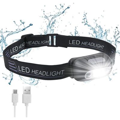 Vision Lampe Frontale Rechargeable Et Puissante Avec 3 Modes D'Éclairage, Ultra-légère Et Réglable, Idéale Pour La Pêche, Le Camping, La Randonnée Et Le Cyclisme. Publicité Vision Lampe Frontale Rechargeable Et Puissante Avec 3 Modes D'Éclairage, Ultra-légère Et Réglable, Idéale Pour La Pêche, Le Camping, La Randonnée Et Le Cyclisme. Publicité