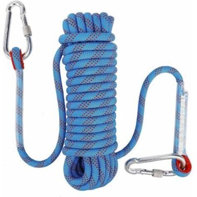 SANS MARQUE Corde D'Escalade Avec Mousqueton De Sécurité Statique 12mm Corde D'Alpinisme Polyester Sauvetage Pour Randonnée Alpinisme Montagne 10m - Publicité SANS MARQUE Corde D'Escalade Avec Mousqueton De Sécurité Statique 12mm Corde D'Alpinisme Polyester Sauvetage Pour Randonnée Alpinisme Montagne 10m - Publicité
