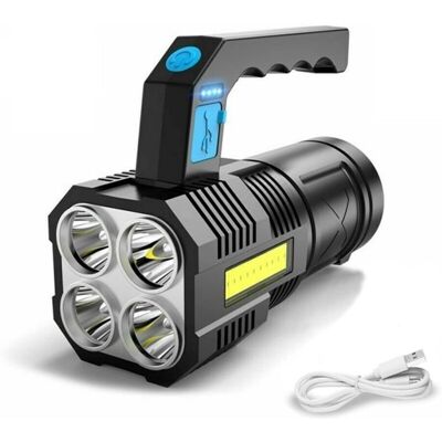 Melissa Lampe Torche Led Ultra Puissante Rechargeable Cob, Étanche, 4 Modes, Portable Pour Randonnée, Pêche, Camping, Urgences. Publicité Melissa Lampe Torche Led Ultra Puissante Rechargeable Cob, Étanche, 4 Modes, Portable Pour Randonnée, Pêche, Camping, Urgences. Publicité