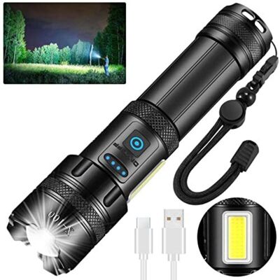 Scotch Lampe Torche Led Ultra Puissante - 1000000 Lumens De Poche Rechargeable Étanche Ipx7 7 Modes D'Éclairage Avec Lumière Cob Pour Camping Randonnée Et Urgences - Publicité Scotch Lampe Torche Led Ultra Puissante - 1000000 Lumens De Poche Rechargeable Étanche Ipx7 7 Modes D'Éclairage Avec Lumière Cob Pour Camping Randonnée Et Urgences - Publicité