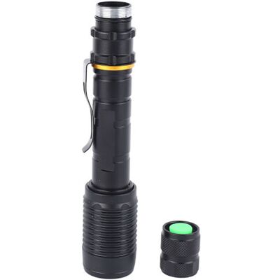 ABYSSE Lampe Torche Led Ultra-lumineuse À Zoom En Alliage D'Aluminium, Idéale Pour Le Camping, La Randonnée Et L'Exploration. Publicité ABYSSE Lampe Torche Led Ultra-lumineuse À Zoom En Alliage D'Aluminium, Idéale Pour Le Camping, La Randonnée Et L'Exploration. Publicité