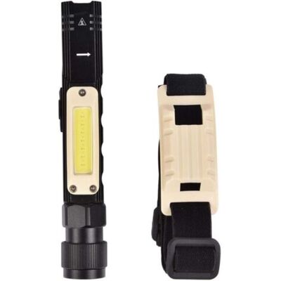 ABYSSE Lampe De Travail Torche De Chargement Usb Conception Magnétique De Queue De Lampe De Poche, Lampe Frontale(small) - Publicité ABYSSE Lampe De Travail Torche De Chargement Usb Conception Magnétique De Queue De Lampe De Poche, Lampe Frontale(small) - Publicité