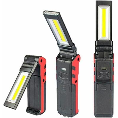 SANS MARQUE Lampe De Travail Usb Rechargeable Lampe, Cob Torche Lampe De Poche,led Lampe Inspection Avec Base Magnétique Pour Camping Lampe Pour Garage, Camping, Urgence(1 Pc) - Publicité SANS MARQUE Lampe De Travail Usb Rechargeable Lampe, Cob Torche Lampe De Poche,led Lampe Inspection Avec Base Magnétique Pour Camping Lampe Pour Garage, Camping, Urgence(1 Pc) - Publicité