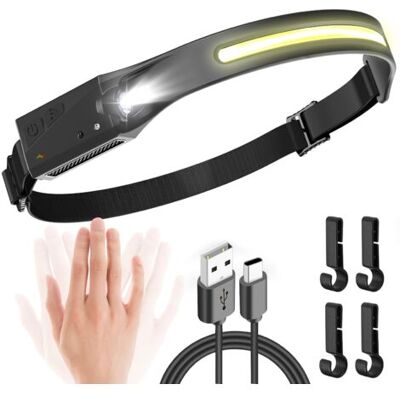 SCORPIO Lampe Frontale Rechargeable, Lampe Frontale Led Ultra Puissante Usb C Avec 5 Modes D’éclairage, Détecteur De Mouvement, Lampe Torche Frontale Ipx4 Étanche Pour Randonnée Bricolage Camping Pêche - Publicité SCORPIO Lampe Frontale Rechargeable, Lampe Frontale Led Ultra Puissante Usb C Avec 5 Modes D’éclairage, Détecteur De Mouvement, Lampe Torche Frontale Ipx4 Étanche Pour Randonnée Bricolage Camping Pêche - Publicité