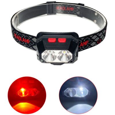 Scotch Lampe Frontale Led Rechargeable Puissante, Torche Frontale Led Usb 1000lux Lumière Blanche Et Rouge 6 Modes D'Éclairage Ipx4 Pour Cyclisme, Camping, Randonnée, Bricolage,durable 6-8 Heures - Publicité Scotch Lampe Frontale Led Rechargeable Puissante, Torche Frontale Led Usb 1000lux Lumière Blanche Et Rouge 6 Modes D'Éclairage Ipx4 Pour Cyclisme, Camping, Randonnée, Bricolage,durable 6-8 Heures - Publicité
