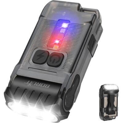 OEM V15 Mini Lampe De Poche, 80 Degrees Rotatif 1200 Lumen Lampe Torche Puissante, Avec 10 Modes, Ip67 Imperméable À L'Eau, Base Magnétique, Pour Urgences Randonnée Camping (noir) - Publicité OEM V15 Mini Lampe De Poche, 80 Degrees Rotatif 1200 Lumen Lampe Torche Puissante, Avec 10 Modes, Ip67 Imperméable À L'Eau, Base Magnétique, Pour Urgences Randonnée Camping (noir) - Publicité