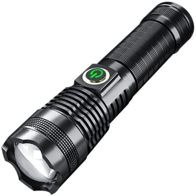 SANS MARQUE Lampe De Poche Ultra Puissante , Rechargeable Par Usb Xhp70 Lampe Torche Puissante Avec Zoomable, Étanche, Pour Camping, Randonnée, Vélo, Activités De Plein Air(pile Non Incluse) - Publicité SANS MARQUE Lampe De Poche Ultra Puissante , Rechargeable Par Usb Xhp70 Lampe Torche Puissante Avec Zoomable, Étanche, Pour Camping, Randonnée, Vélo, Activités De Plein Air(pile Non Incluse) - Publicité