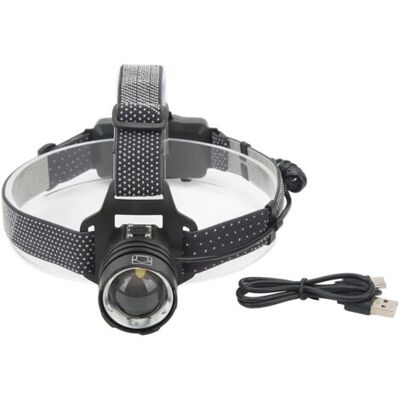 ABYSSE Lampe Frontale Led Xhp50, Ampoule Type C Rechargeable, Télescopique, Zoom, Éclairage Puissant Pour Le Camping Et La Course À Pied En Extérieur. Publicité ABYSSE Lampe Frontale Led Xhp50, Ampoule Type C Rechargeable, Télescopique, Zoom, Éclairage Puissant Pour Le Camping Et La Course À Pied En Extérieur. Publicité