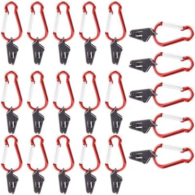 OEM Pince De Tente Avec, 20 Morceaux Clip De Fixation Coupe-vent Rouge Avec Clip De Fixation Coupe-vent Tentes De Camping Clips De Tente Pour Articles Ménagers Fixes - Publicité OEM Pince De Tente Avec, 20 Morceaux Clip De Fixation Coupe-vent Rouge Avec Clip De Fixation Coupe-vent Tentes De Camping Clips De Tente Pour Articles Ménagers Fixes - Publicité