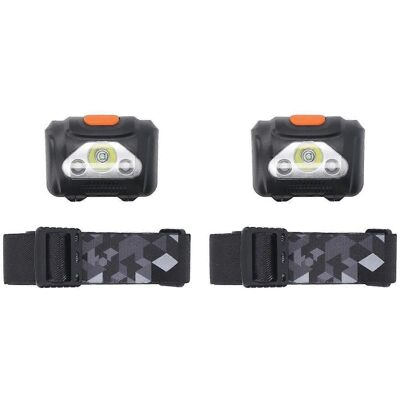 FLAMMKRAFT Lampe Frontale Led Portable Rechargeable Haute Luminosité Pour Le Camping Et La Course À Pied En Extérieur - Publicité FLAMMKRAFT Lampe Frontale Led Portable Rechargeable Haute Luminosité Pour Le Camping Et La Course À Pied En Extérieur - Publicité