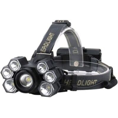 URSUS Lampe Frontale Puissante Rechargeable Par Usb, Lampe Frontale À 7 Led, Lampe Torche Frontale, Lampe Torche, Lanterne Étanche - Publicité URSUS Lampe Frontale Puissante Rechargeable Par Usb, Lampe Frontale À 7 Led, Lampe Torche Frontale, Lampe Torche, Lanterne Étanche - Publicité