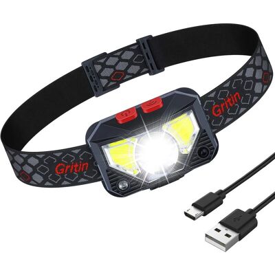 MOXIE Lampe Frontale Rechargeable,1500l Super Lumineux Léger Étanche Torche Frontale Led Puissante Avec Voyant Rouge, Détecteur De Mouvement, 8 Modes D'Éclairage, 25h D'Autonomie Pour Course/camping - Publicité MOXIE Lampe Frontale Rechargeable,1500l Super Lumineux Léger Étanche Torche Frontale Led Puissante Avec Voyant Rouge, Détecteur De Mouvement, 8 Modes D'Éclairage, 25h D'Autonomie Pour Course/camping - Publicité