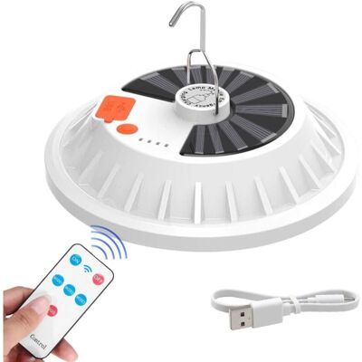 MOXIE Lampe Solaire De Camping, 120 Led Lanterne De Camping Suspendue Avec Télécommande, Lampe De Tente Rechargeable Étanche Ip65, 5 Modes 1200ma Chargeur Usb Portable Pour Camping Randonnée (plat) - Publicité MOXIE Lampe Solaire De Camping, 120 Led Lanterne De Camping Suspendue Avec Télécommande, Lampe De Tente Rechargeable Étanche Ip65, 5 Modes 1200ma Chargeur Usb Portable Pour Camping Randonnée (plat) - Publicité