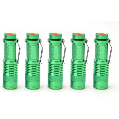 SCORPIO 5 Mini Lampe Torche Télescopique Rechargeable, Pour Led Rechargeable , Verte - Publicité SCORPIO 5 Mini Lampe Torche Télescopique Rechargeable, Pour Led Rechargeable , Verte - Publicité