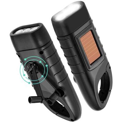 SCORPIO Torche À Manivelle 2 Pièces Torche,à Dynamo Led Rechargeable Avec Manivelle Lampe, À Manivelle D'Urgence Pour Panne De Courant Camping En Plein Air - Publicité SCORPIO Torche À Manivelle 2 Pièces Torche,à Dynamo Led Rechargeable Avec Manivelle Lampe, À Manivelle D'Urgence Pour Panne De Courant Camping En Plein Air - Publicité