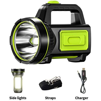 Melissa Lampe Torche Led Rechargeable Usb Puissante De Mah Avec Lumière Latérale, Lampe Torche Étanche Pour Randonnée D'Urgence, Chasse En Camping (avec Lumière Latérale)..debuns - Publicité Melissa Lampe Torche Led Rechargeable Usb Puissante De Mah Avec Lumière Latérale, Lampe Torche Étanche Pour Randonnée D'Urgence, Chasse En Camping (avec Lumière Latérale)..debuns - Publicité