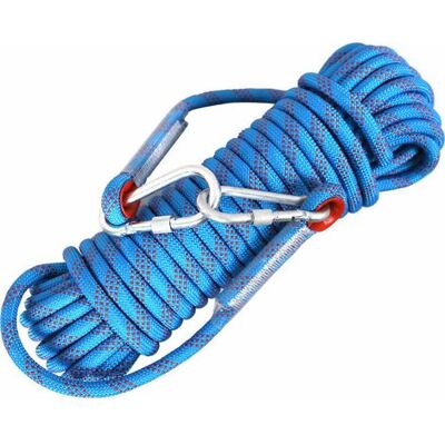 OEM Corde Escalade 8mm 10m Avec 2 Mousqueton Escalade Corde Alpinisme Corde De Sauvetage Incendie Évacuation Griffe Elagage Camping Pêche Aimant Extérieure - Bleu - Publicité OEM Corde Escalade 8mm 10m Avec 2 Mousqueton Escalade Corde Alpinisme Corde De Sauvetage Incendie Évacuation Griffe Elagage Camping Pêche Aimant Extérieure - Bleu - Publicité
