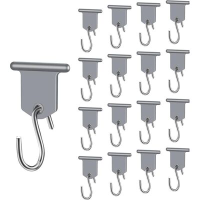 Vision Lot De 16 Accessoires Pour Auvent De Camping-car, Faciles À Installer, En Forme De S, Crochets Pour Auvent De Camping-car, Pour Camping-car, Caravane, Tente, Fournitures De Noël, Gris - Publicité Vision Lot De 16 Accessoires Pour Auvent De Camping-car, Faciles À Installer, En Forme De S, Crochets Pour Auvent De Camping-car, Pour Camping-car, Caravane, Tente, Fournitures De Noël, Gris - Publicité
