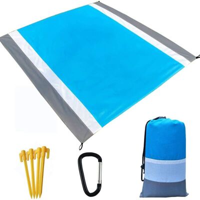 MOXIE Tapis De Pique Natte De Plage 210x200cm Couverture De Plage Imperméable Anti-sable Avec 4 Fixation Tapis Portable Pliable Tapis De Pique Niques Pour 2-4 Personnes Plage Camping Voyage Le Jardin - Publicité MOXIE Tapis De Pique Natte De Plage 210x200cm Couverture De Plage Imperméable Anti-sable Avec 4 Fixation Tapis Portable Pliable Tapis De Pique Niques Pour 2-4 Personnes Plage Camping Voyage Le Jardin - Publicité