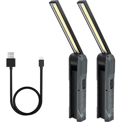 SCORPIO Pièces Baladeuse Led Rechargeable, Lampe De Travail 5 Modes Lampe Mecanicien Torche Pliable Lampe Avec Base Magnétique Lampe D'Inspection Pour Camping, Réparation Automobile, Gris - Publicité SCORPIO Pièces Baladeuse Led Rechargeable, Lampe De Travail 5 Modes Lampe Mecanicien Torche Pliable Lampe Avec Base Magnétique Lampe D'Inspection Pour Camping, Réparation Automobile, Gris - Publicité