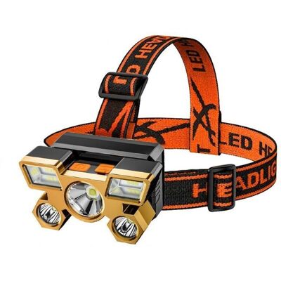 SANS MARQUE Lampe Frontale Rechargeable Usb - 5 Led - Avec Piles - 90 Rotation - Étanche - Pour Le Travail, L'Extérieur, La Course, Le Camping, La Pêche, La Randonnée Et Le Cyclisme-couleur De L'Image Principale - Publicité SANS MARQUE Lampe Frontale Rechargeable Usb - 5 Led - Avec Piles - 90 Rotation - Étanche - Pour Le Travail, L'Extérieur, La Course, Le Camping, La Pêche, La Randonnée Et Le Cyclisme-couleur De L'Image Principale - Publicité