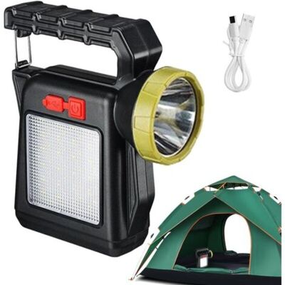 ABYSSE Lampe Torche Solaire Lampe Torche De Voyage,éclairage Portable Extérieur Pour Camping, Cyclisme Et Escalade - Publicité ABYSSE Lampe Torche Solaire Lampe Torche De Voyage,éclairage Portable Extérieur Pour Camping, Cyclisme Et Escalade - Publicité