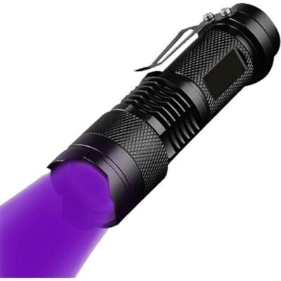 Vision Lampe Torche Uv, Lampe Torche Ultraviolette 395 Nm, Puissante Lampe Uv Pour L'Inspection Des Maisons Et Des Hôtels, Détecteur De Lumière Noire Pour L'Urine D'Animaux, Les Taches, Les Punaises De Lit, - Publicité Vision Lampe Torche Uv, Lampe Torche Ultraviolette 395 Nm, Puissante Lampe Uv Pour L'Inspection Des Maisons Et Des Hôtels, Détecteur De Lumière Noire Pour L'Urine D'Animaux, Les Taches, Les Punaises De Lit, - Publicité
