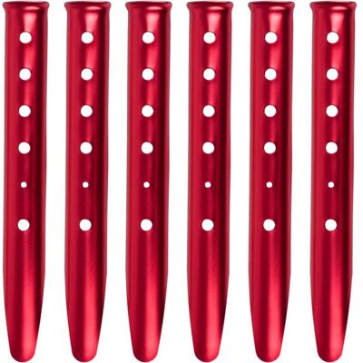 Vision Piquets De Tente En Alliage D'Aluminium En Forme De U, 31 Cm, Pour Le Sable, Lot De 6, Pour La Neige, La Plage, Le Camping Et La Randonnée (rouge) - Publicité Vision Piquets De Tente En Alliage D'Aluminium En Forme De U, 31 Cm, Pour Le Sable, Lot De 6, Pour La Neige, La Plage, Le Camping Et La Randonnée (rouge) - Publicité
